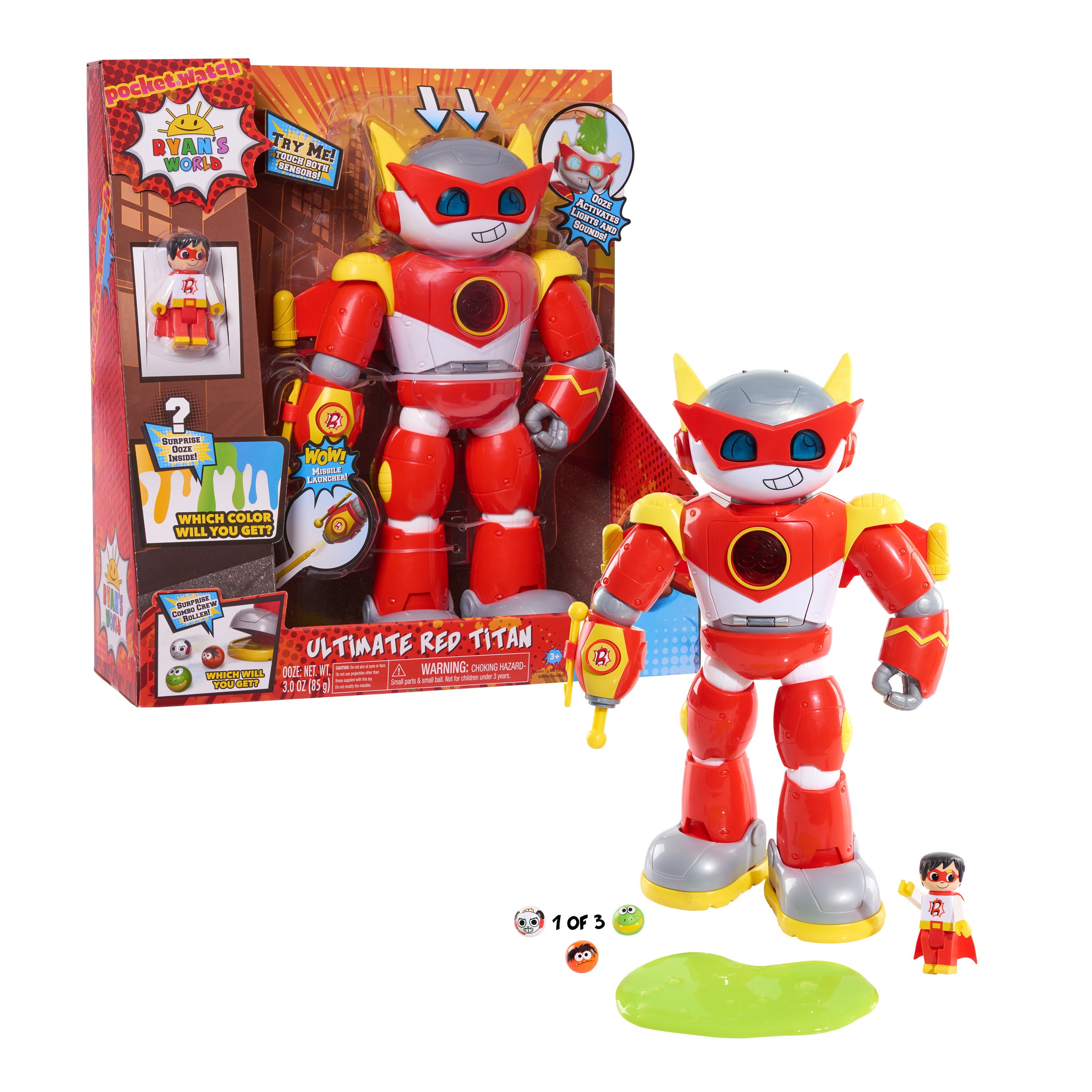 Ryan's World Ultimate Red Titan，  Kids Toys for Ages 3 Up， Gifts and Presents