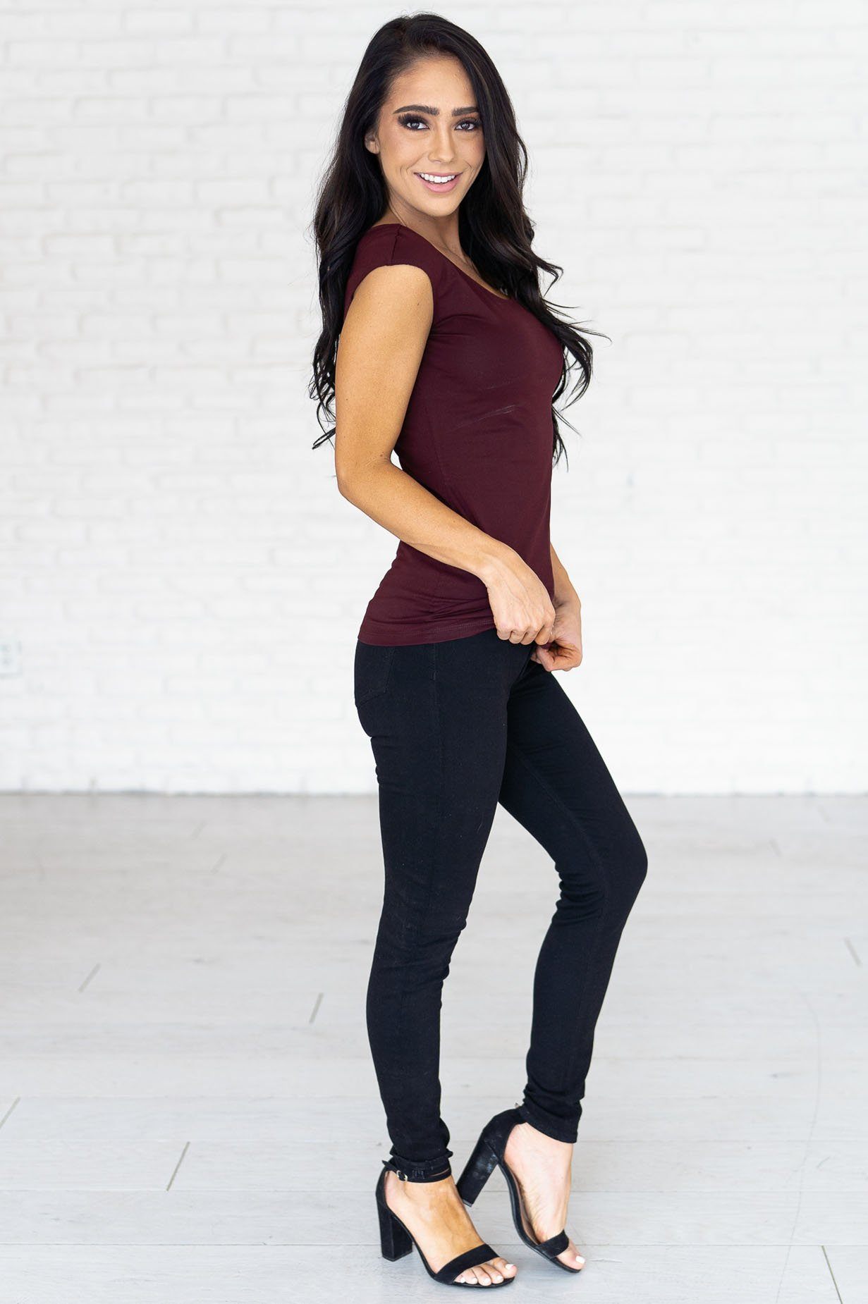 Cap Sleeve Modest Layering Tee