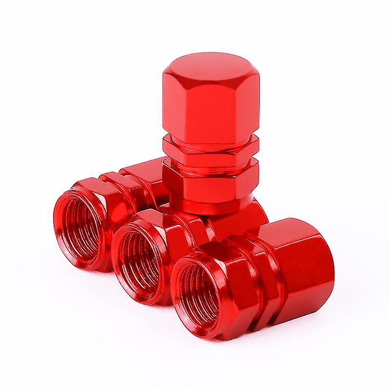 Aluminum Alloy Car Tire Valves Cover Colorful Car Tyre Valves Stem Cover Dust Tyre Valves Airtight Cover