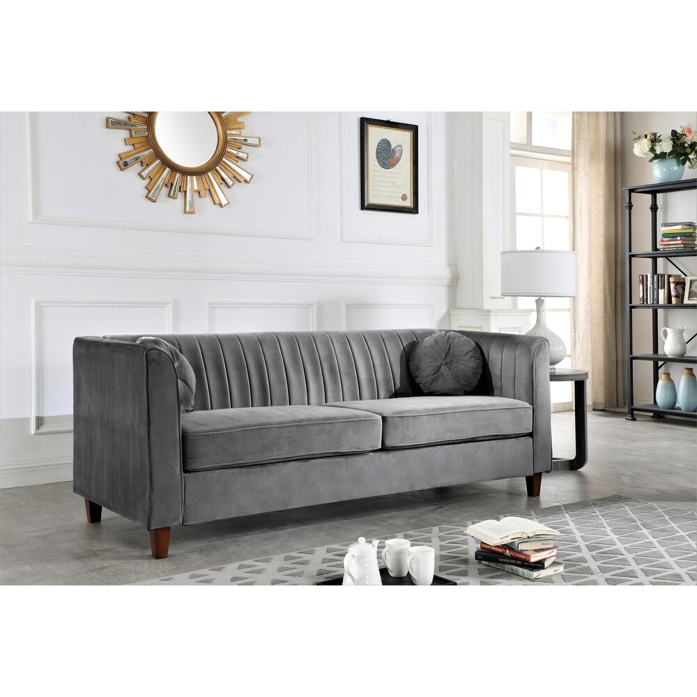 Lowery velvet Kitts Classic Chesterfield Living room seat Loveseat and Sofa