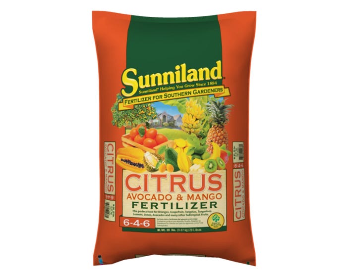 Sunniland Citrus， Avocado  Mango Fertilizer， 20lb Bag- 120238