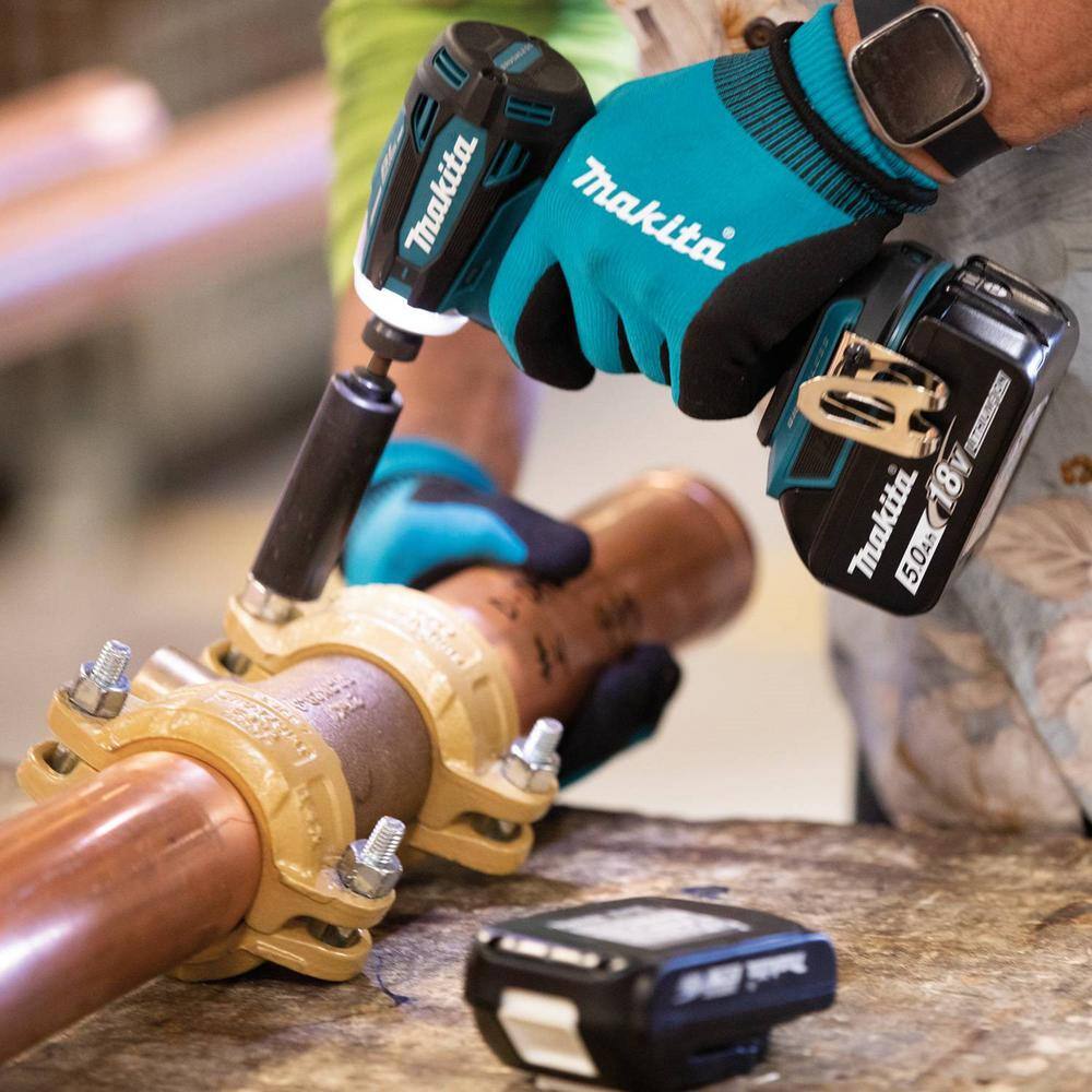 Makita 18V LXT Lithium-Ion Brushless Cordless Quick-Shift Mode 4-Speed Impact Driver Kit 5.0Ah XDT19T