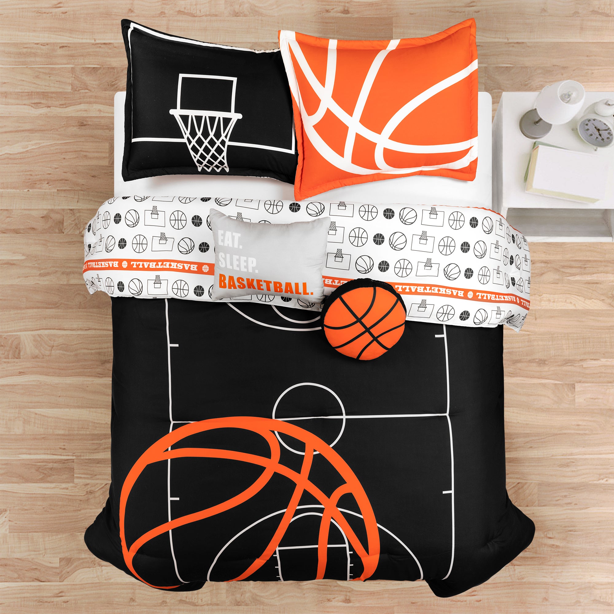 Basketball Game Reversible Comforter Set