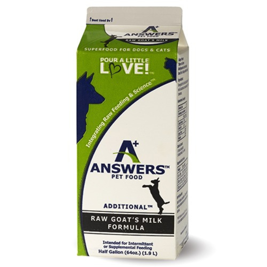 Answers Pet Food Raw Goats Milk For Dogs and Cats