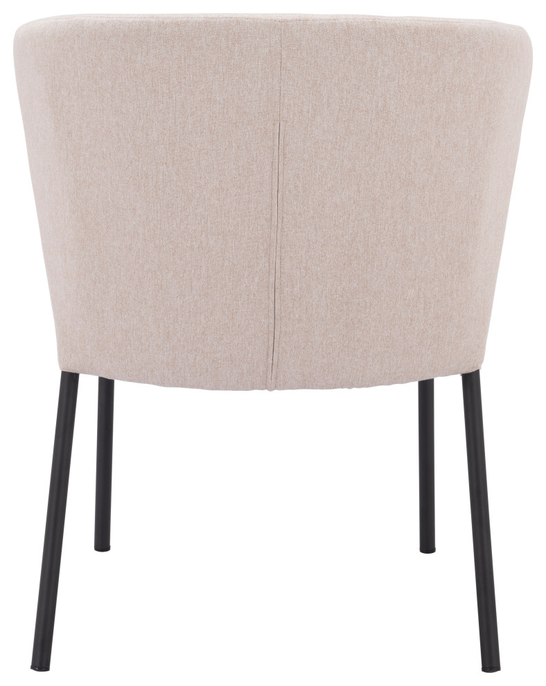 Aimee Dining Chair  Set of 2  Beige   Midcentury   Dining Chairs   by Zuo Modern Contemporary  Houzz