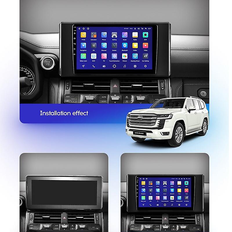 For Toyota Land Cruiser J300 300 2021  2023 Car Radio Multimedia Video Player Navigation GPS Android