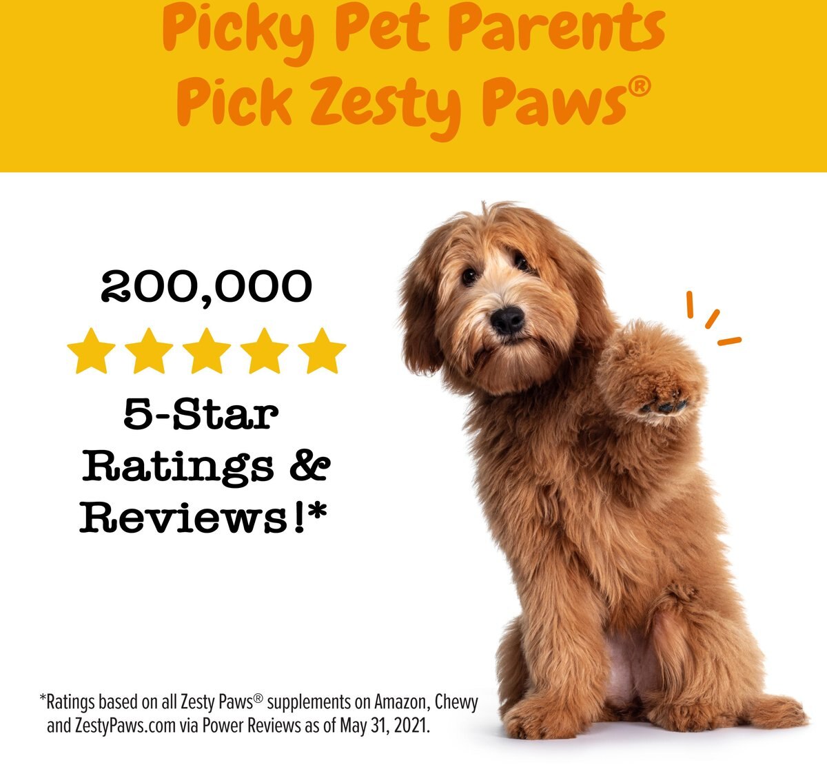 Zesty Paws All-in-One Peanut Butter Flavored Soft and Chewy Training Bites Dog Treats