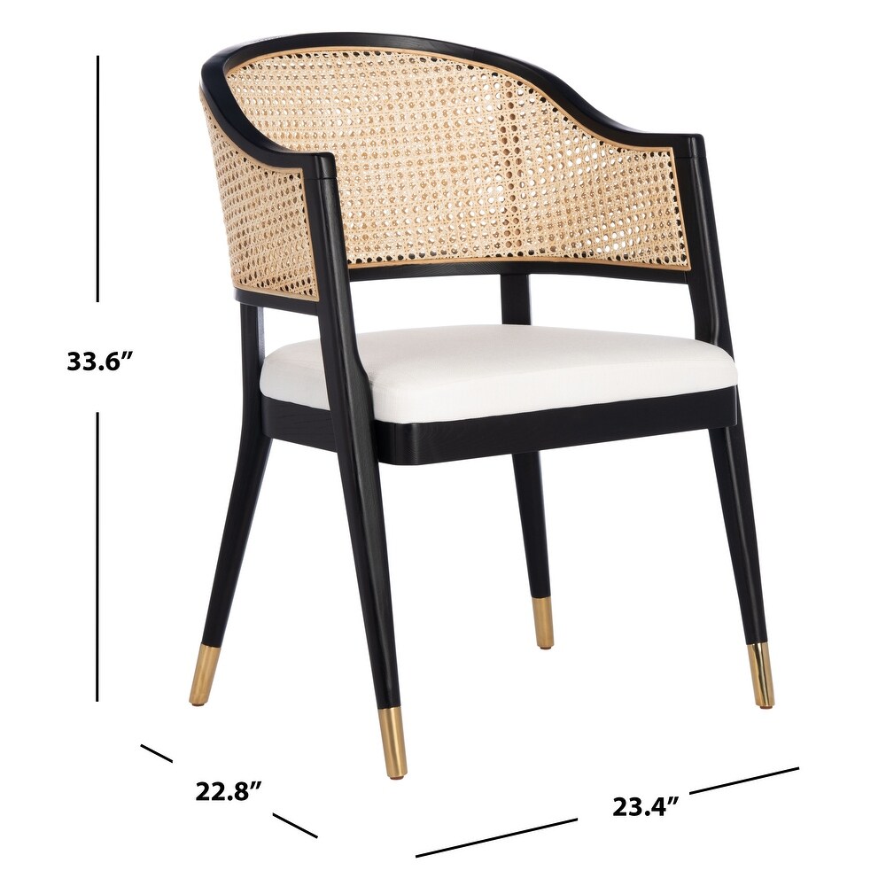 SAFAVIEH Couture Rogue Rattan Dining Chair   23.4\