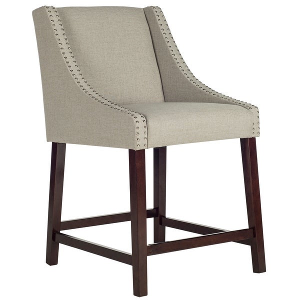 SAFAVIEH Dylan Light Grey Counterstool - 22.5