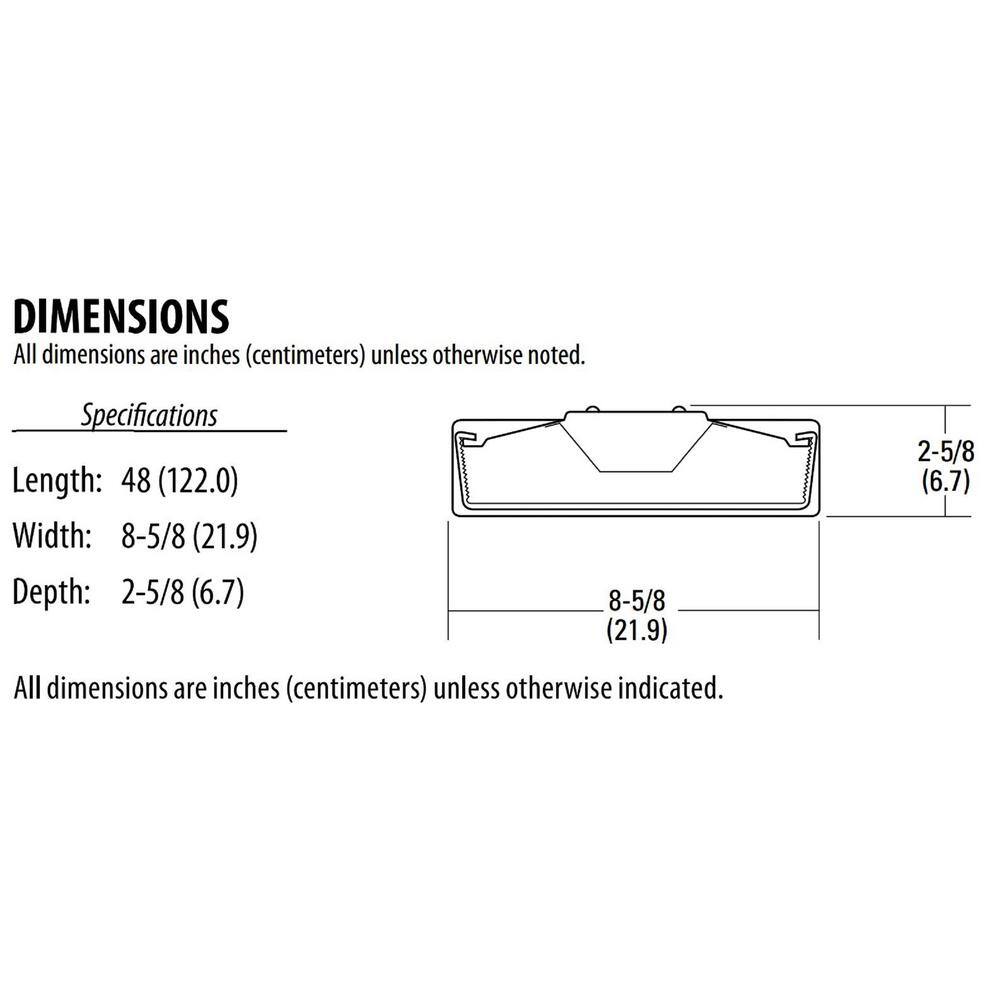 Lithonia Lighting Contractor Select SBL4 Series 4 ft. Dimmable 4000K Cool White Integrated 3994 Lumen LED Square-Basket Wraparound SBL4 LP840