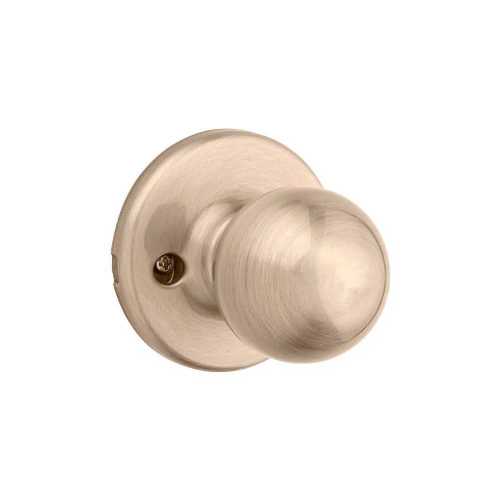 Antique Brass Hall/Closet Polo Passage Door Knob Set ;