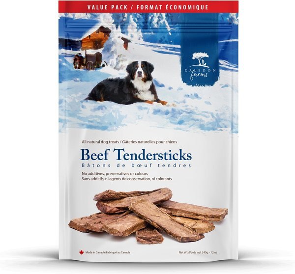 Caledon Farms Value Pack Beef Tendersticks Dog Treats， 12-oz bag