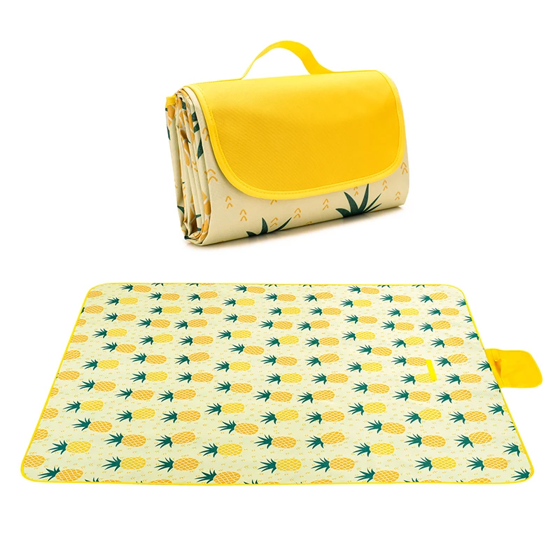 Newly produced picnic rug blanket camping with filling outdoor rubber mat playground