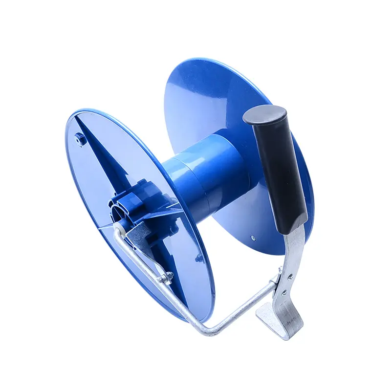 Sustainable electric  fence portable plastic reel