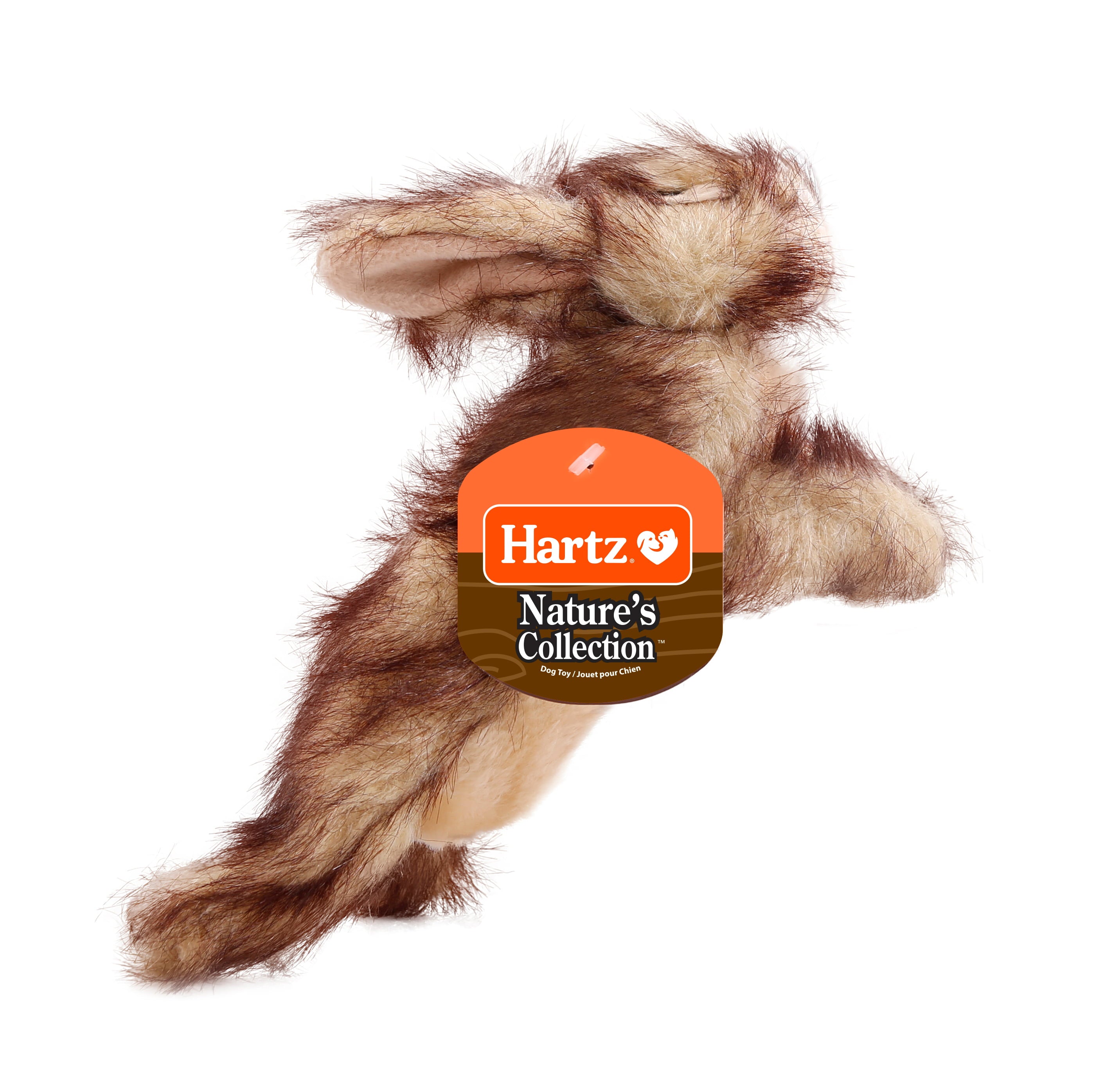 Hartz Nature's Collection Animals Plush Dog Toys， Large (style may vary)