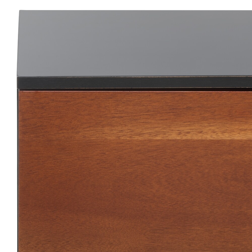 SAFAVIEH Home Collection Vance Single Door 2 Drawer 2 Shelf Media Stand   54\