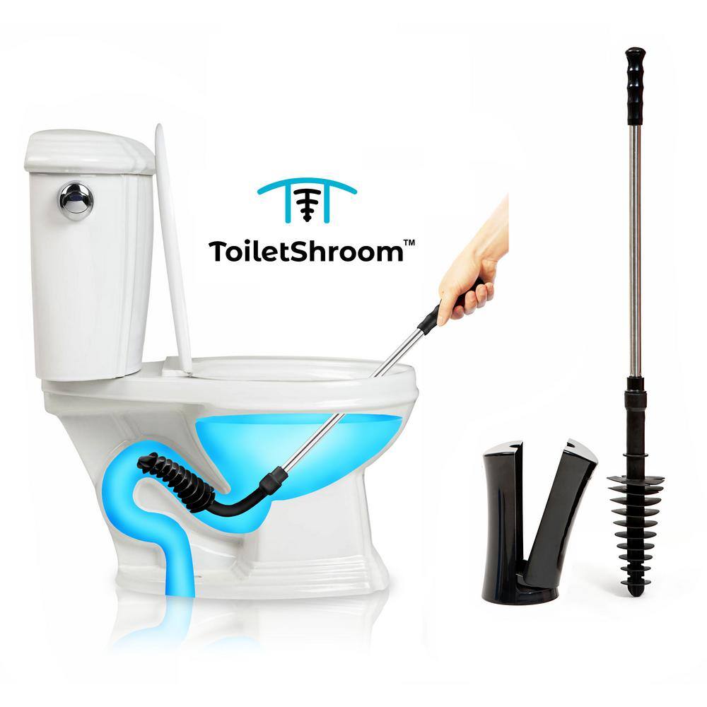 ToiletShroom Toilet Plunger Mushroom-Shaped with Caddy Holder TOILSHB101