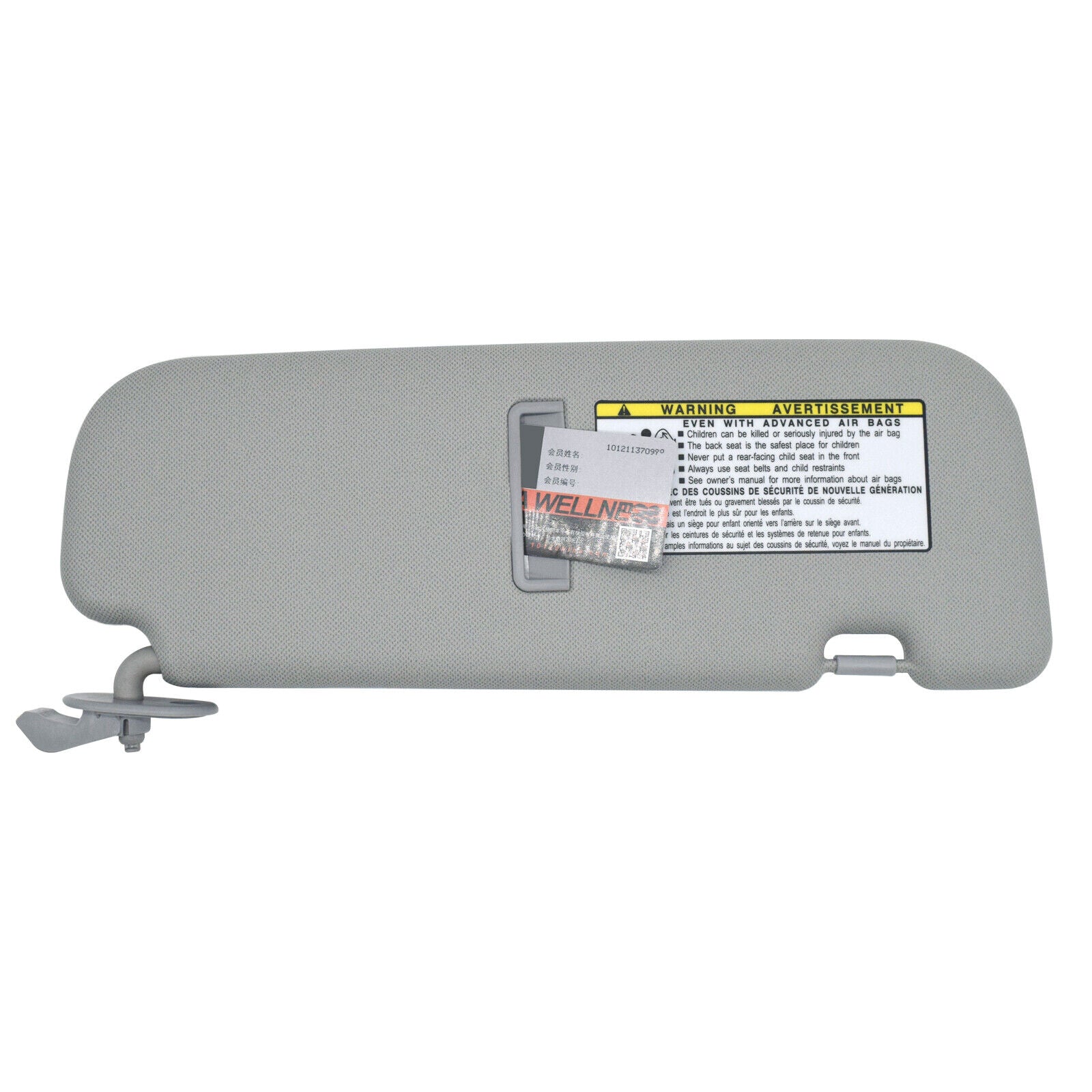 For Hyundai Elantra 2011 2012 2013 2014 2015 Driver Left Side Gray Sun Visor Makeup Mirror