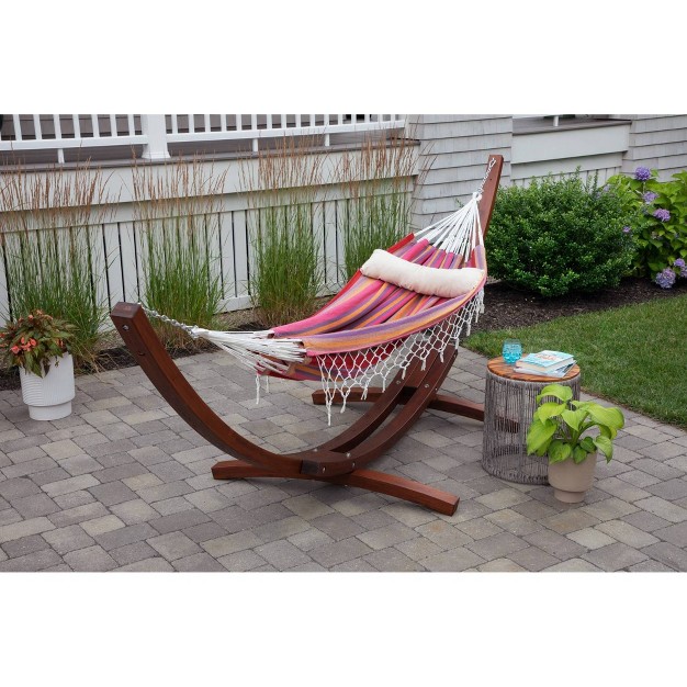 Hammock In A Bag Striped Pink Sol Living