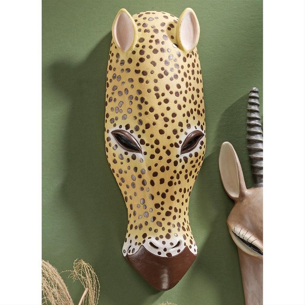 Design Toscano African Serengeti Animal Wall Mask Jaguar