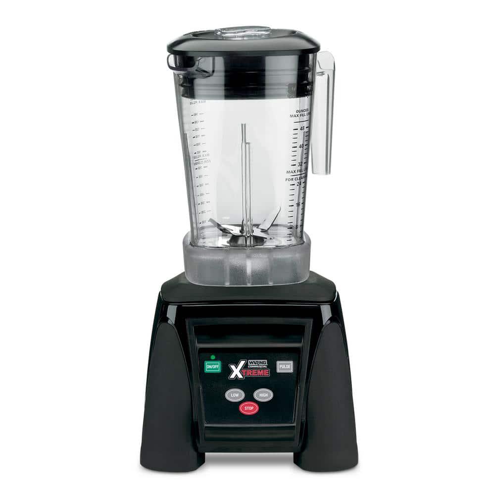 Waring Commercial Xtreme 48 oz 2Speed Clear Blender with 35 HP Blender Electronic Keypad and BPAFree Copolyester Container