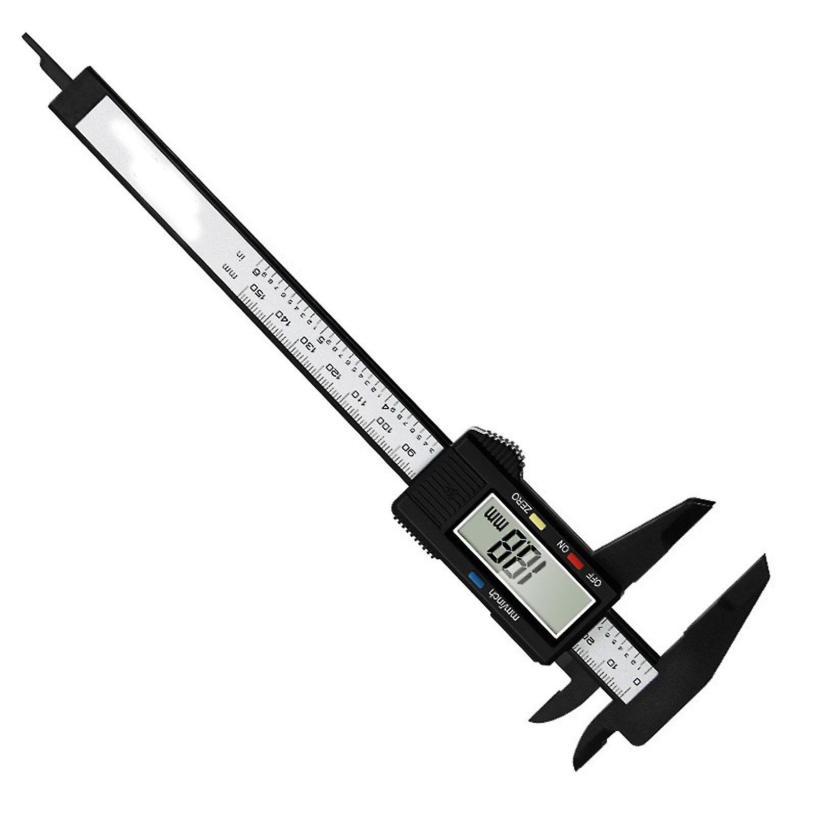 Black Electric Digital Display Vernier Caliper Accurate LCD High Strength Automatic Shut Down Caliper 0‑150mm