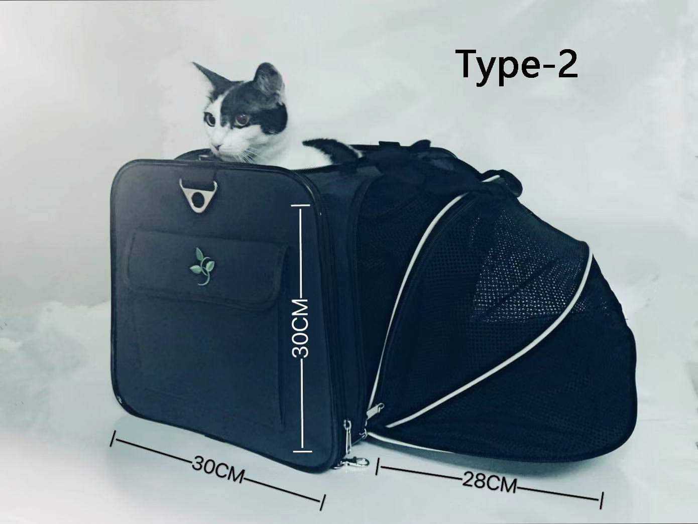 Portable pet Carrier Folding Soft Pet Travel Bag Airline Approved Pet Bag for Small Medium Cats Dog Puppies