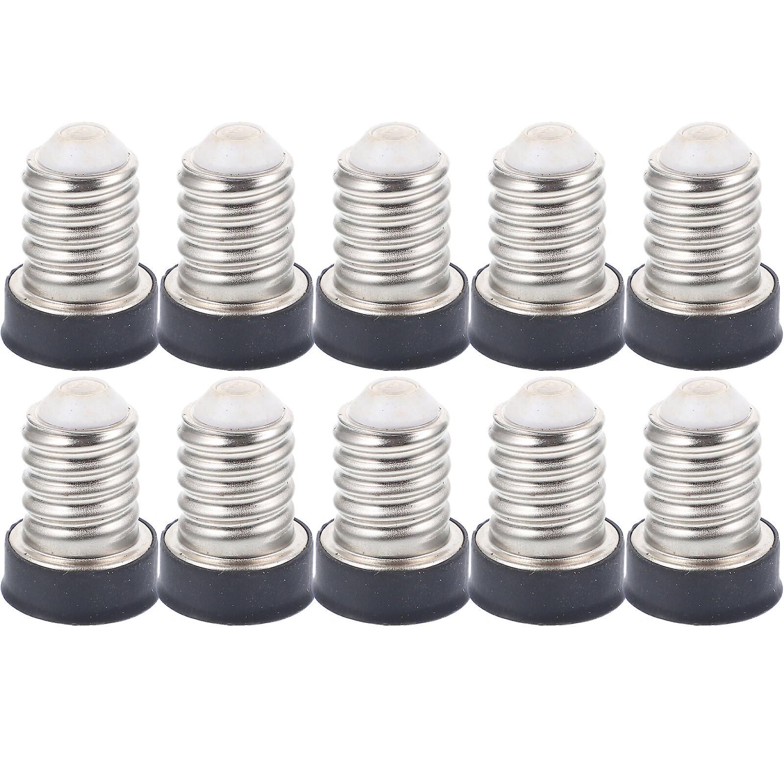 10pcs Bulb Adapter E14 To E12 Light Converter Screw Light Converter Accessory