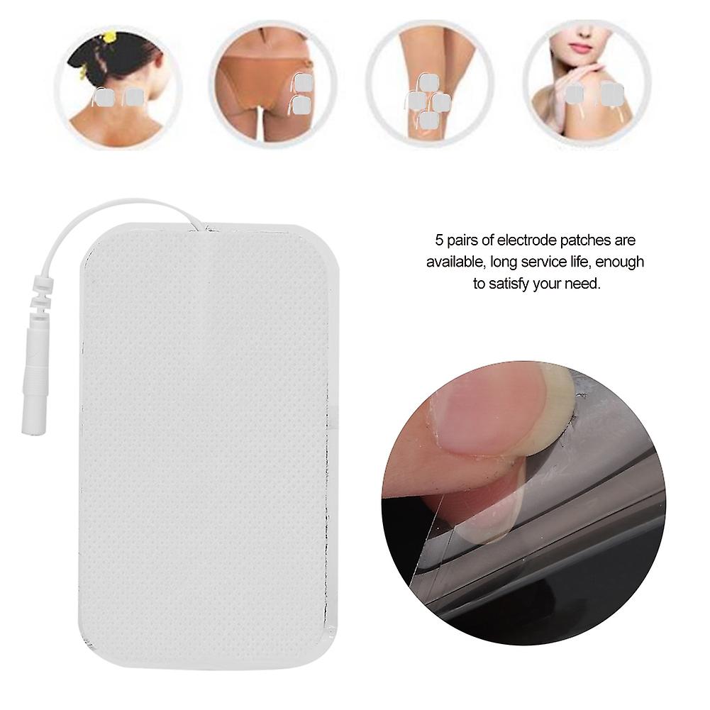 10pcs Electrode Patch Physiotherapy Replacement Pad For Body Massager Machine