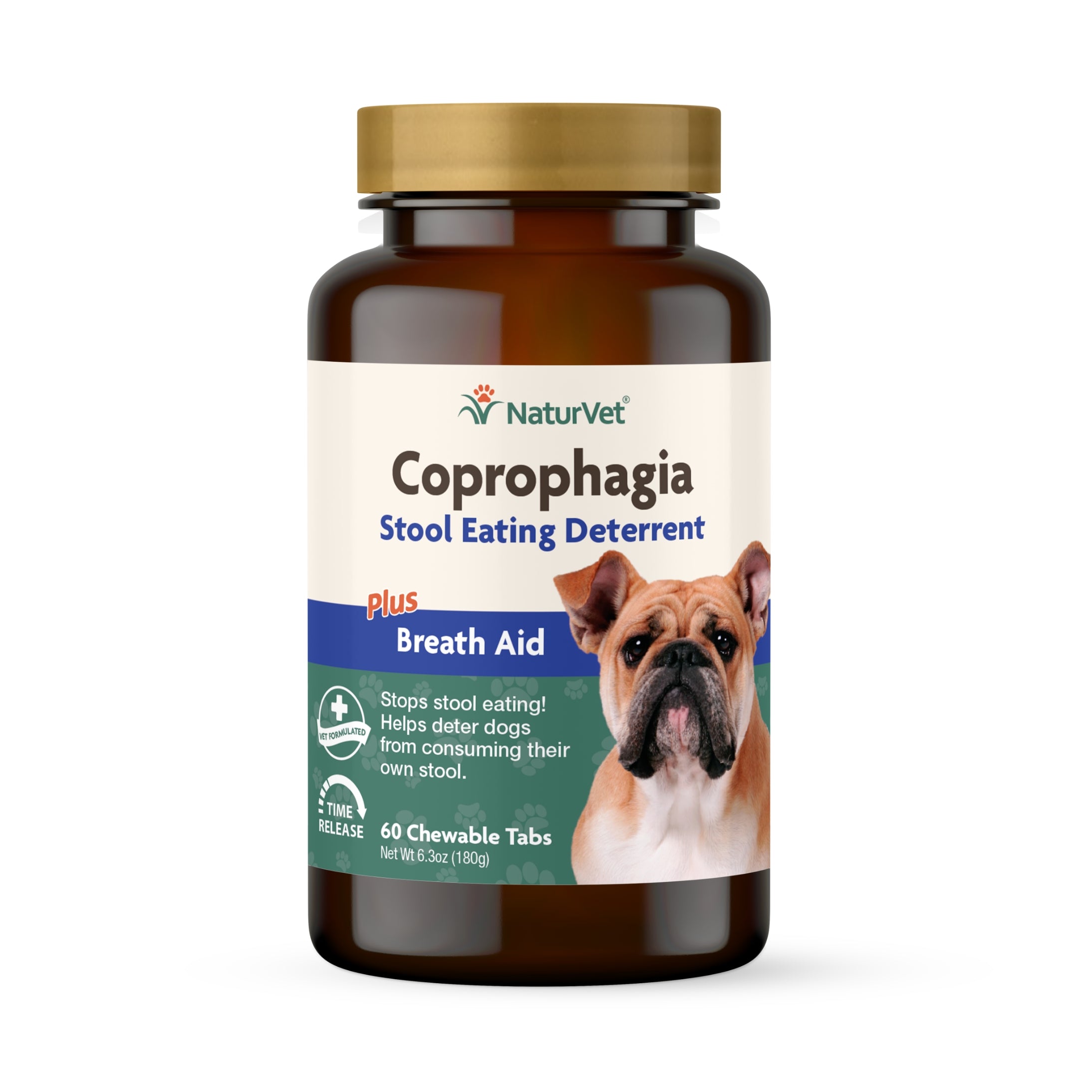 NaturVet Coprophagia Stool Eating Deterrent Chewable Tablets for Dogs