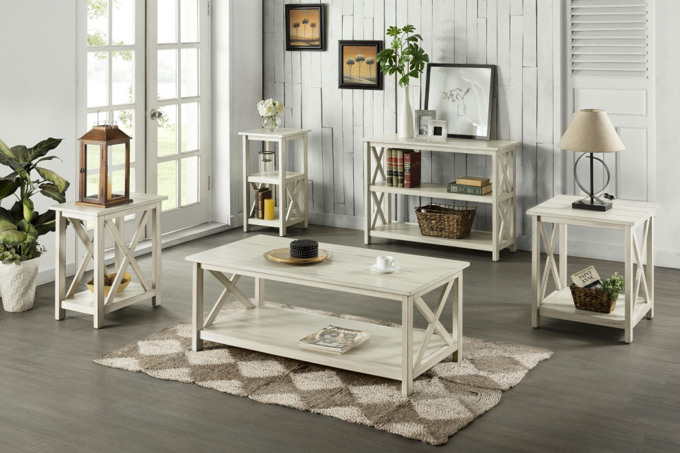 Jamestown Entryway Table [White Wash]   Farmhouse   Console Tables   by Boraam Industries  Inc.  Houzz