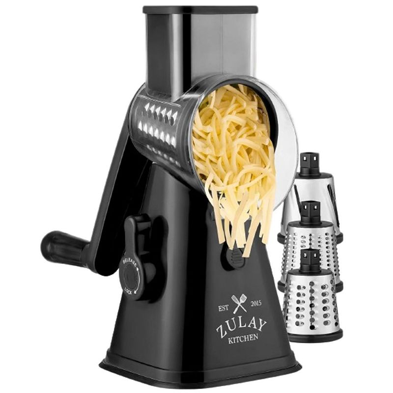 Manual Rotary Cheese Grater with Handle