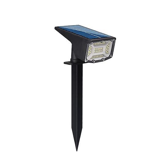 2pcs Solar Powered 53led Lamp Adjustable Solar Spotlight In-ground Ip65 Waterproof Landscape Wall Light Outdoor Lighting