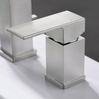 Ultra Faucets Rift Single Handle Deck-Mounted Roman Tub Faucet with Hand Shower in Brushed Nickel UF65843