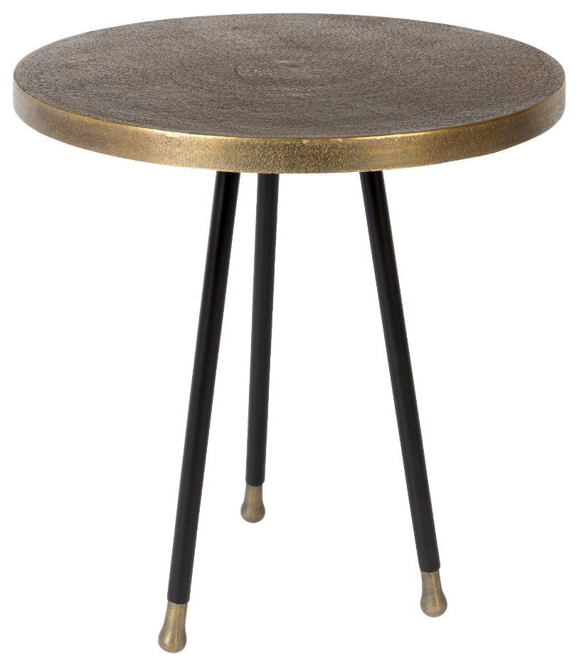 Metal Trio End Table Set (3)  Dutchbone Alim   Midcentury   Side Tables And End Tables   by Luxury Furnitures  Houzz