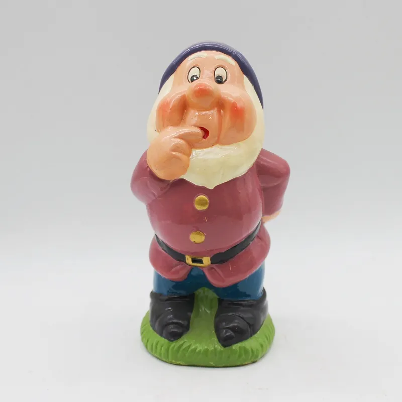 garden supplies wholesales Custom Cute Gnome Set Dolls seven dwarfs glazed Ornament Idea for home garden decoration