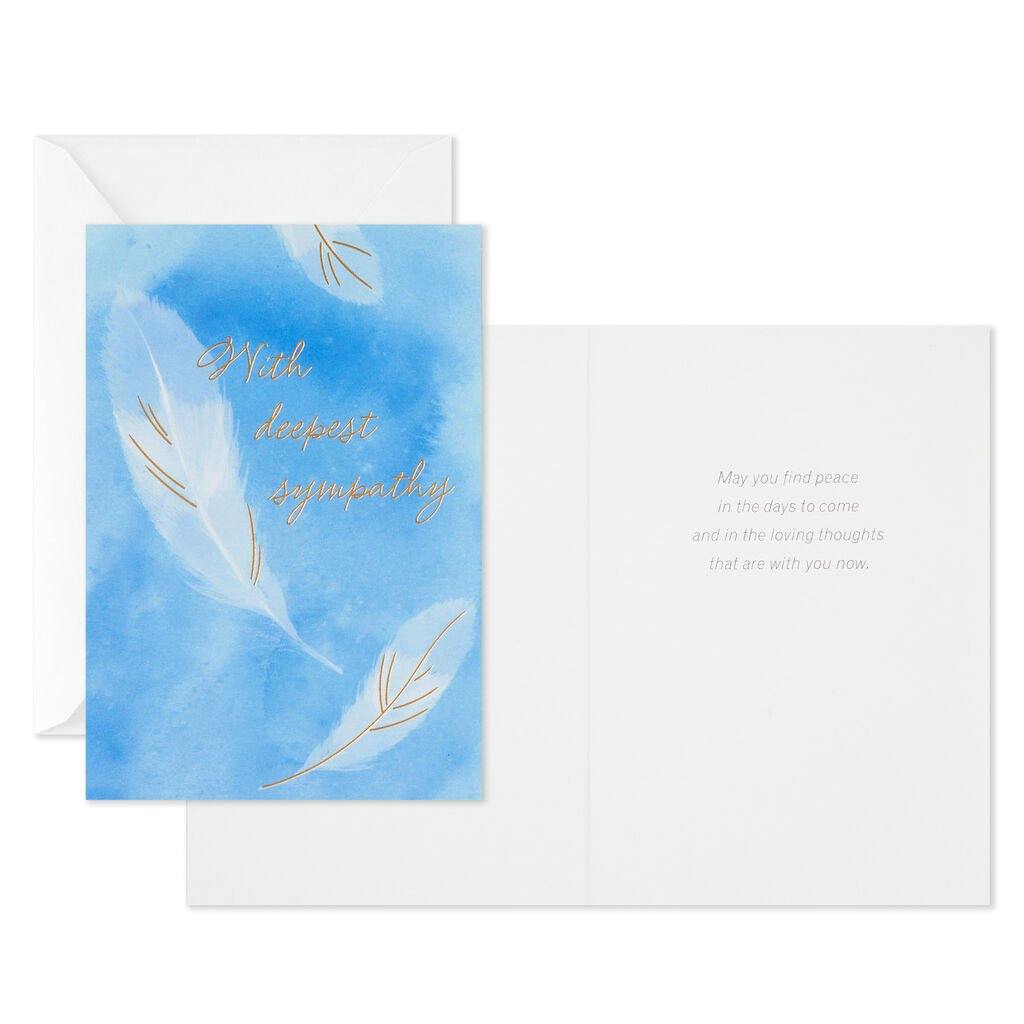 Hallmark  Serene Flowers Assorted Sympathy Cards, Pack of 12