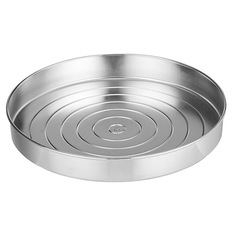 mDesign Lazy Susan Metal Turntable 12 Spinner， Kitchen Organization