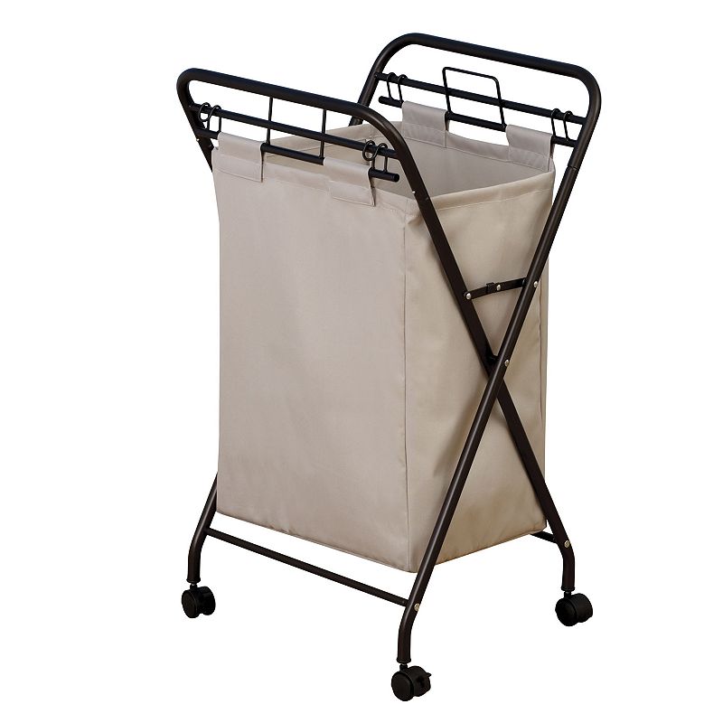 Household Essentials Rolling Laundry Hamper