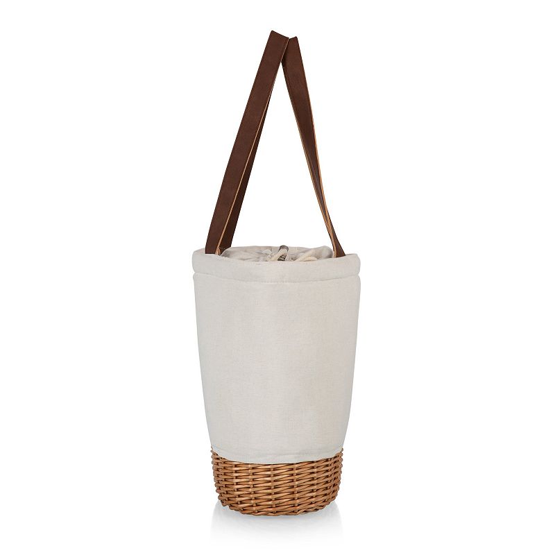 Picnic Time Pico Willow and Canvas Lunch Basket