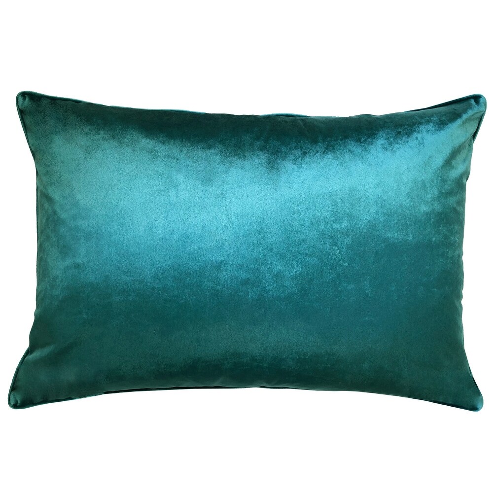 Rodeo Home Eliza Luxury Geomtric Cut Velvet Lumbar Pillow