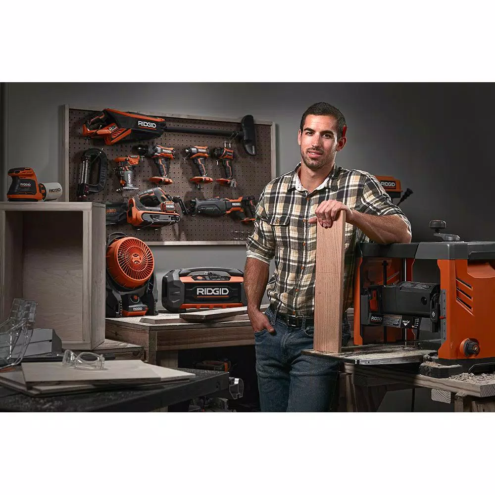 RIDGID 13 in. Thickness Corded Planer and#8211; XDC Depot