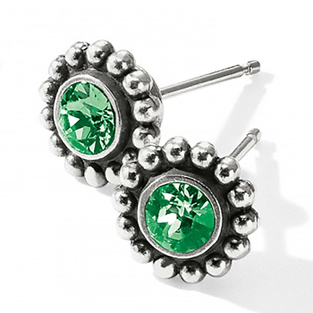 Brighton  Twinkle Mini Post Earrings in Peridot