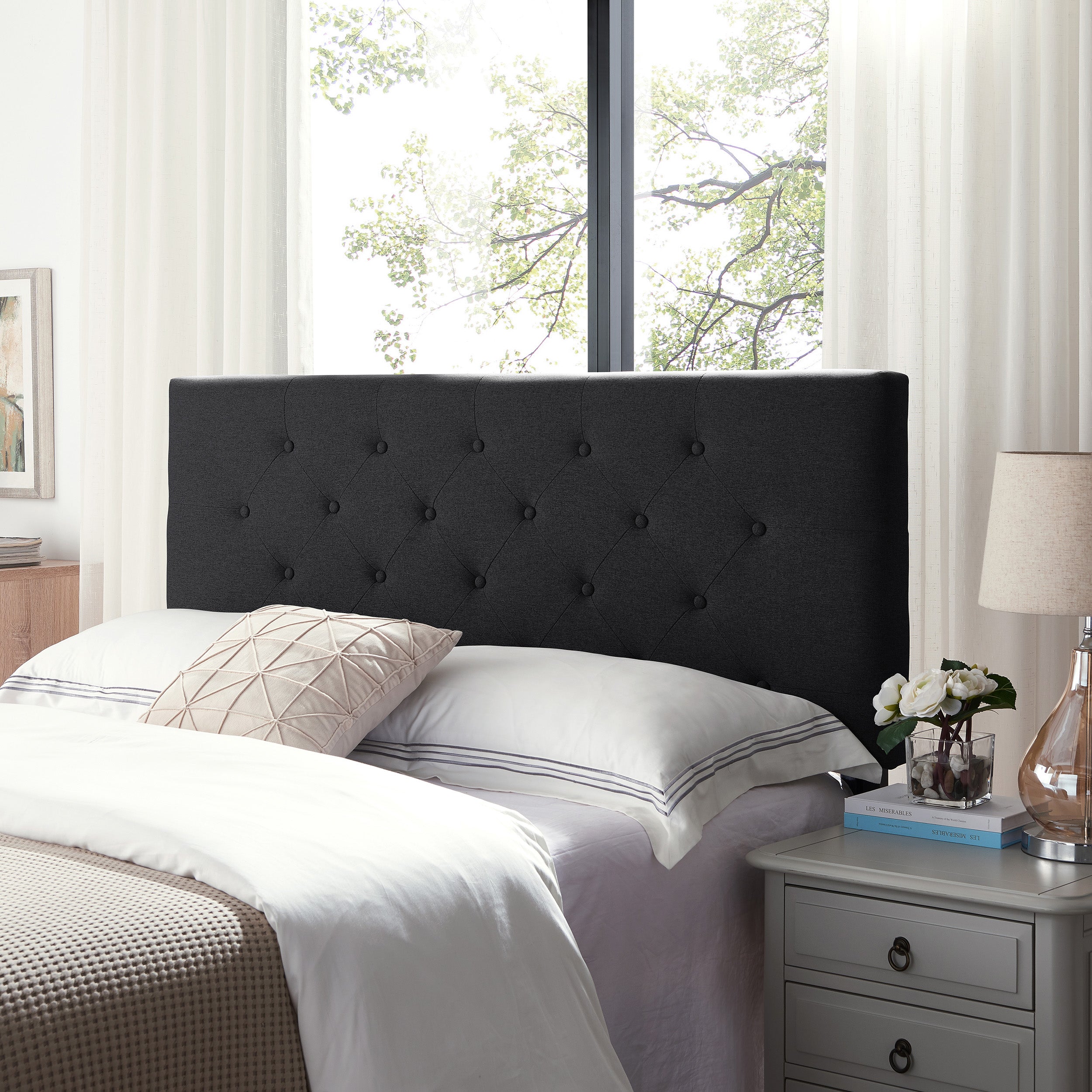 Agnes Contemporary Upholstered Headboard