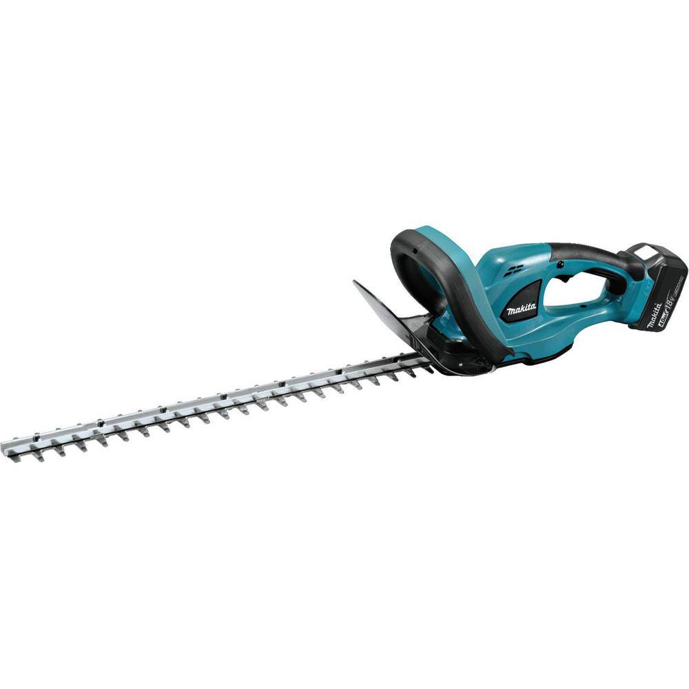 Makita 22 in. 18V LXT Lithium-Ion Cordless Hedge Trimmer Kit with Battery 4.0Ah and Charger XHU02M1