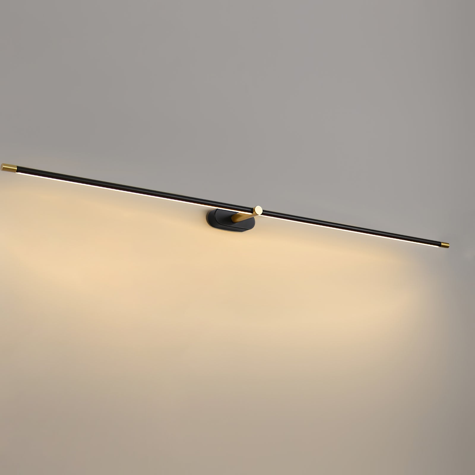 Minimalist Linear Plug-in Wall Lamp