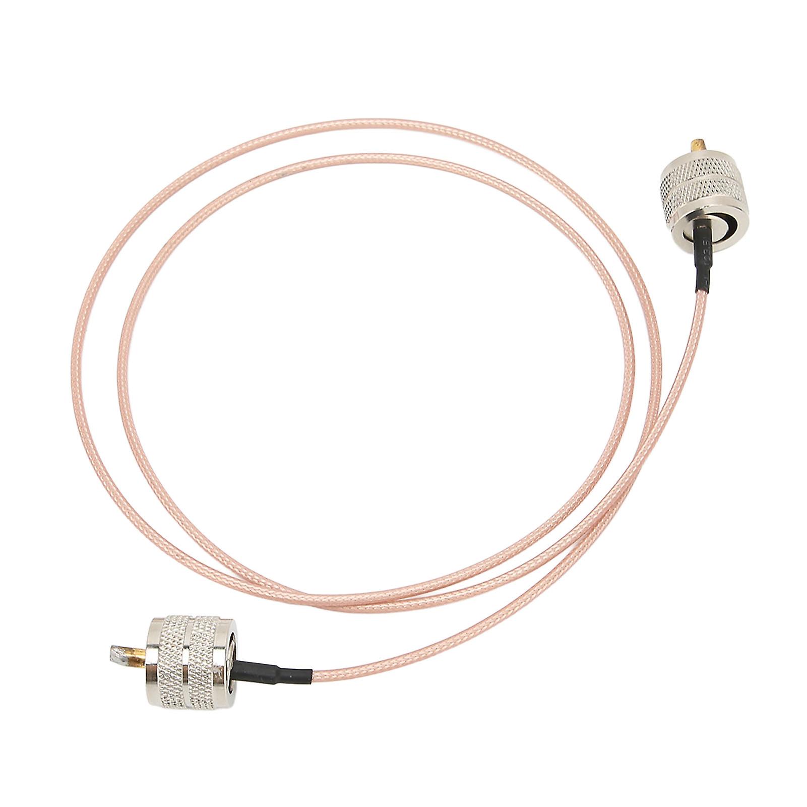 Pl259 Low Loss Coaxial Jumper Cable Stable Easy To Use Digital Coax Uhf Jumper Cable For Pl259 Connector Antennas