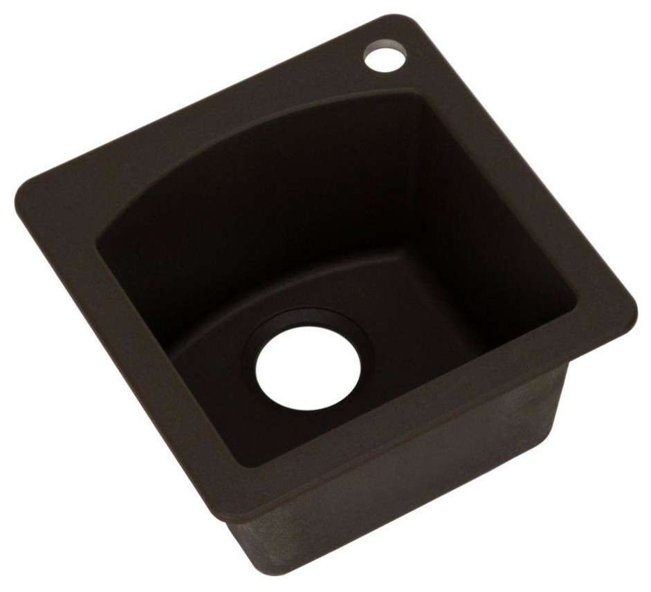 Blanco 440202 Diamond Silgranit II Bar Sink (Cafe Brown)   Contemporary   Bar Sinks   by Knobbery Dot Com LLC  Houzz