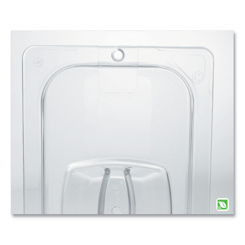 Rubbermaid Commercial Food/Tote Box Lids， 12 x 18， Clear， Plastic (3310CLE)