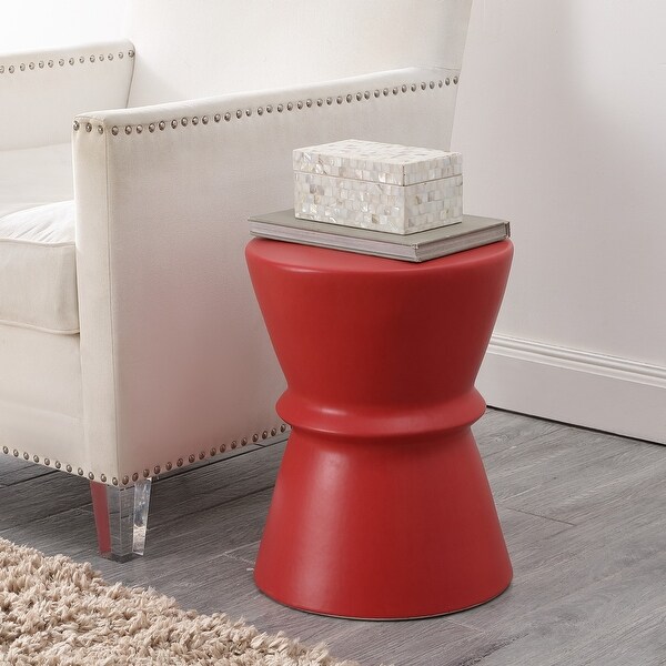 SAFAVIEH Gina Ceramic Decorative Garden Stool (Fully Assembled)